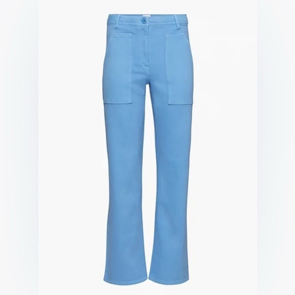 Aritzia Wilfred Free Modern Utility Pant Faded Sky Blue Size 6 - Picture 4 of 15